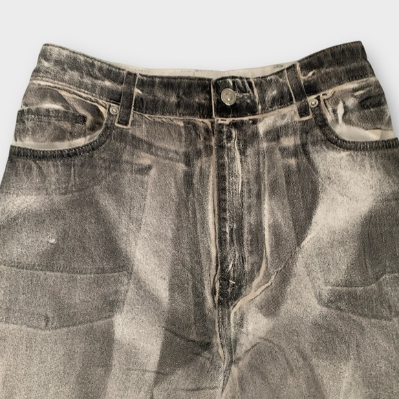 Zara Gray Relaxed Jeans High-Waisted Soft Denim - Picture 7 of 12